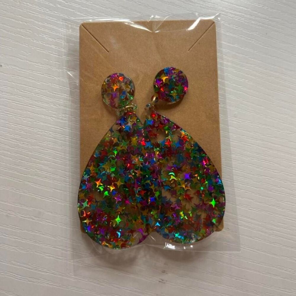 Multicolored glitter Earrings